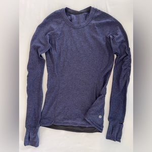 Lululemon Running Cinched Long Sleeve| Navy| Size: 4